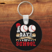 100日の野球少年キッズ先生 キーホルダー (正面)