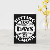 100日の野球選手先生生 カード (黄色い花)