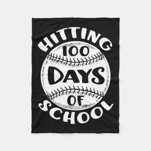 100日の野球選手先生生 フリースブランケット (正面)