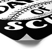 100日の野球選手先生生 ポスター (角)