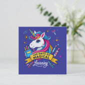 100日の魔法のかわいい学ユニコーン 招待状 (スタンド正面)