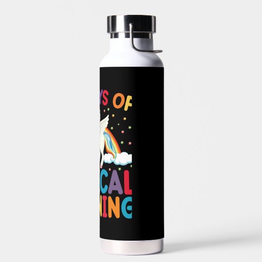 100日の魔法の学学校ユニコーン女の子 ウォーターボトル (左面)