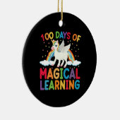 100日の魔法の学学校ユニコーン女の子 セラミックオーナメント (右)