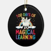 100日の魔法の学学校ユニコーン女の子 セラミックオーナメント (左)
