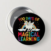 100日の魔法の学学校ユニコーン女の子 缶バッジ (正面&裏面)