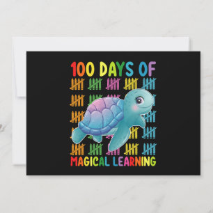 100日の魔法学の亀学校 招待状