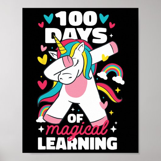 100日の魔法学の学校の100日目 ポスター (正面)