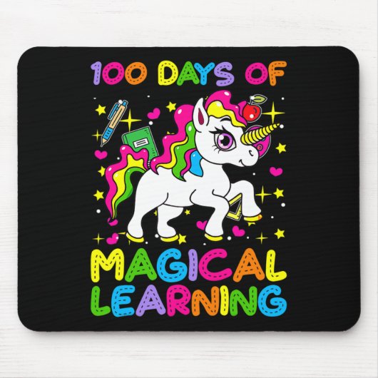 100日の魔法学の学校の100日目 マウスパッド (正面)