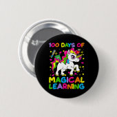 100日の魔法学の学校の100日目 缶バッジ (正面&裏面)