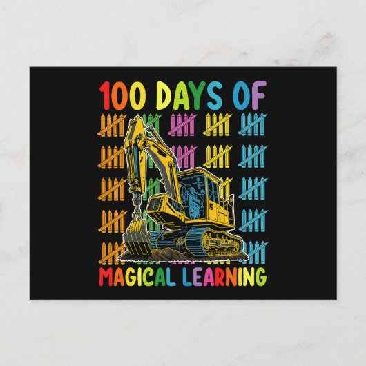 100日の魔法学の掘削学校 ポストカード (正面)