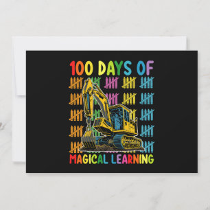 100日の魔法学の掘削学校 招待状