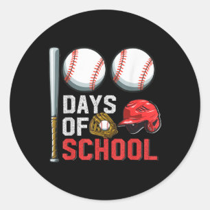 100日のBysebyll 100th Day Student Kids ラウンドシール