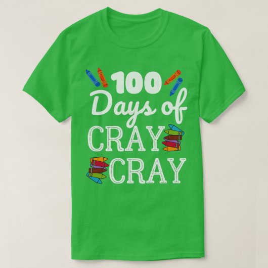 100日のCray 7 Tシャツ (デザイン正面)