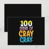 100日のCray Cray学校先生100日目 ポストカード (正面/裏面)