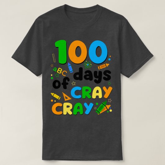 100日のCray Pencils Cray 1 Tシャツ (デザイン正面)