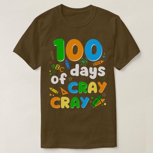 100日のCray Pencils Cray Tシャツ (デザイン正面)