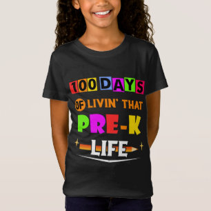 100日のLivinのPre-Kライフ Tシャツ