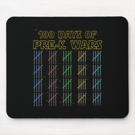 100日のPre-K Wars 100日目 マウスパッド (正面)