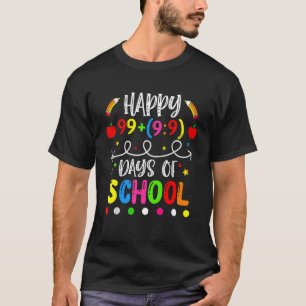100日のSchool Shirt Math Equation先生Stu Tシャツ
