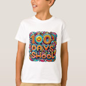 100日のTee – 手書きお祝い Tシャツ (正面)