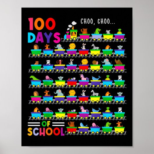 100日は動物と一緒にトレーニング子供100日スクー ポスター (正面)