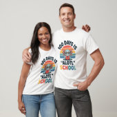 100日は大好きな学校 可愛いウーパールーパー 先生スタッド Tシャツ (ユニセックス)