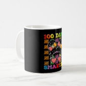 100日も賢くなったおだんごヘア 100日目の登校日 コーヒーマグカップ (正面左)