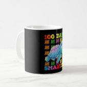 100日も賢くなったカメ 100日目の登校日 コーヒーマグカップ (正面左)
