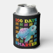 100日も賢くなったカメ 100日目の登校日 缶クーラー (缶正面)