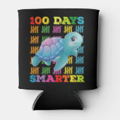 100日も賢くなったカメ 100日目の登校日 缶クーラー (正面)