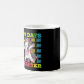 100日も賢くなったユニコーン 100日目の登校日 コーヒーマグカップ (正面右)