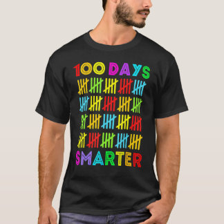 100日も賢くなった!ハッピーハンドレッドデイ お祝い 学生 Tシャツ
