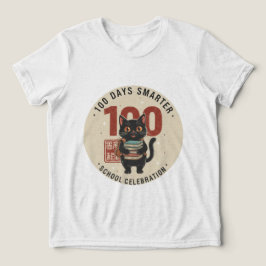 100日も賢くなった! 可愛い100日目記念Tシャツ トライブレンドＴシャツ