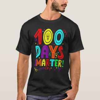 100日も賢くなった!100日目の学校が楽しい生徒 Tシャツ