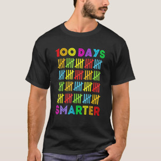 100日も賢くなった!100日目の学校が楽しい生徒 Tシャツ