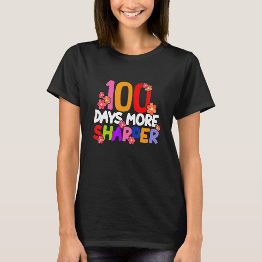 100日をより鮮明に サボテン 先生 教育者 ギ Tシャツ (正面)
