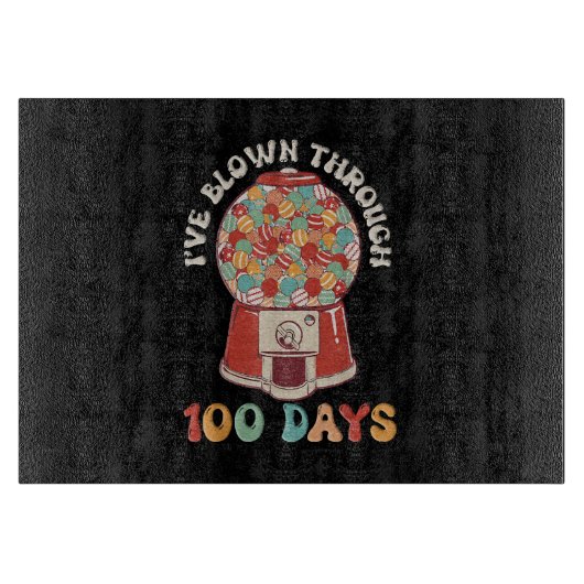 100日を突破 カッティングボード (正面)