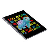 100日を迎えたカメ 100日目の学校 ノートブック (右側)