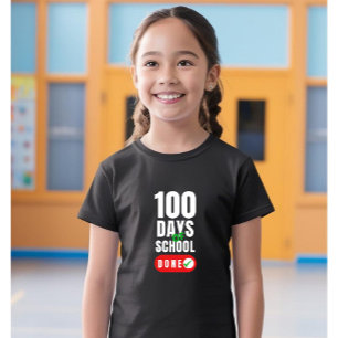 100日を迎えた女の子のキッズ服 Tシャツ