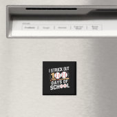 100日を迎えた学校の男子児童のための100日の学校B マグネット (インサイチュ (食洗機))