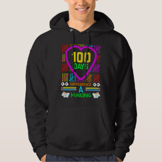 100日を違う風に パーカ