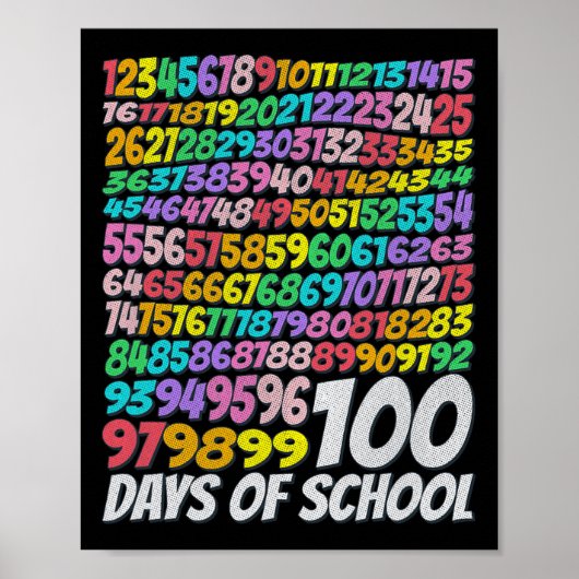 100日オブカラフルスクールレインボー先生キッズG ポスター (正面)