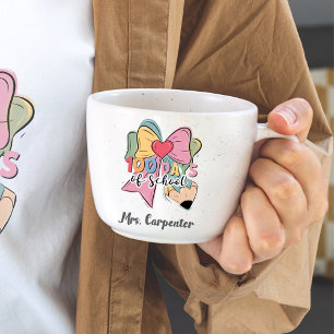 100日オブ・スクール☕️コケットボウカスタム先生 マグカップ