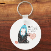 100日キーチェーンをステッチ キーホルダー (正面)