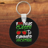 100日サマーバケーションに近い先生100日 キーホルダー (正面)