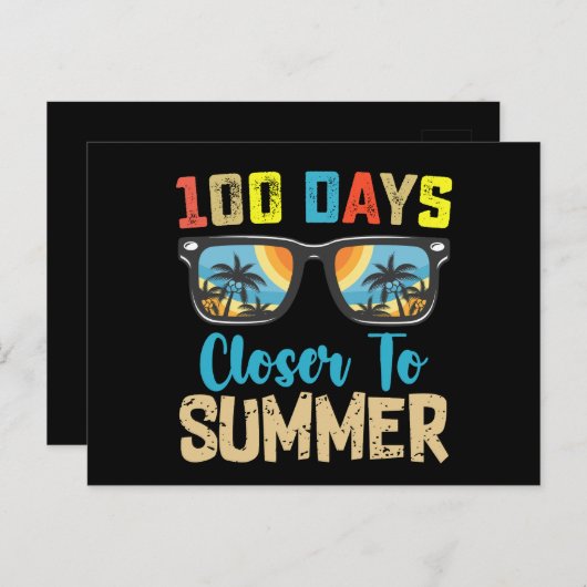 100日サマーバケーションスクールに近い ポストカード (正面/裏面)