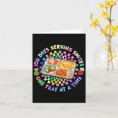 100日サービススマイル1トレイAタイム絞り染めLu カード (黄色い花)