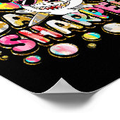 100日シャッパーシャーク100頭が切れる日O ポスター (角)