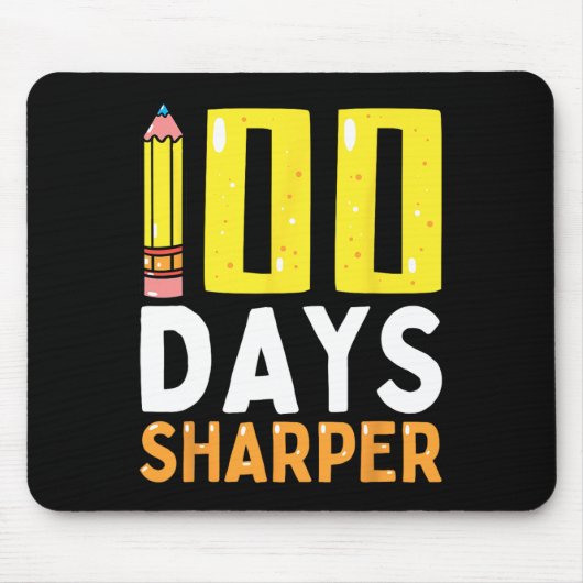 100日シャーパー100th Day Of School先生 マウスパッド (正面)