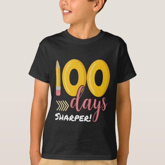 100日シャーパー100th Day Of School先生 Tシャツ (正面)